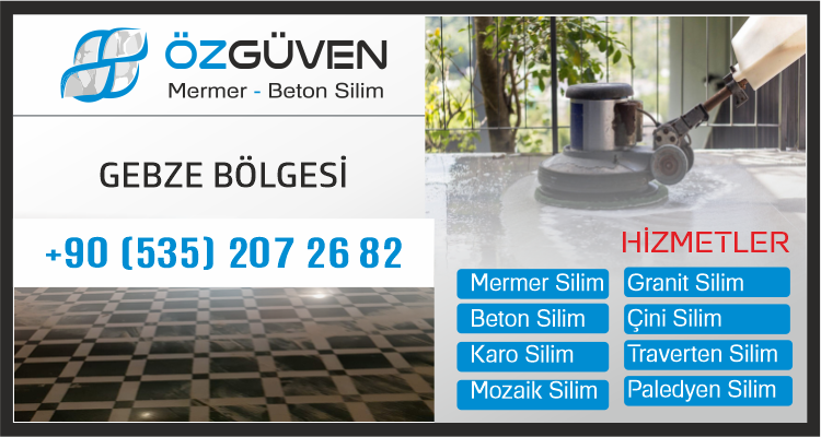 Gebze Mermer Silim Beton Silim Mozaik Silimi